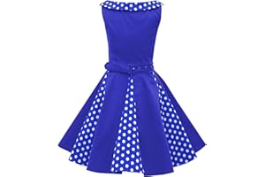 BlackButterfly Niñas 'Alexia' Vestido de Lunares Vintage Años 50