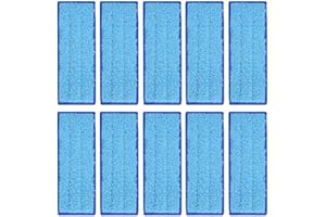 CHUANCHENG 10 almohadillas lavables para fregar el suelo limpio para iRobot Braava Jet 240/241