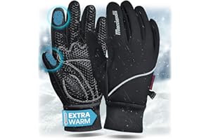 ‎MACCIAVELLI MACCIAVELLI® Fahrradhandschuhe Herren Winter - Warme Thermo Touchscreen Handschuhe für Radsport, Mountainbike und Rennrad - Winddicht, Wasserabweisend für Damen und Herren