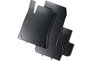 Alfombrillas de goma para coche Geyer & HosaJA 852/4C, compatibles con Mercedes CLA C117 (2013-2019), GLA X156 (2013-2019), Clase A W176 (2012-2018) y Clase B W246 (2011-2018)
