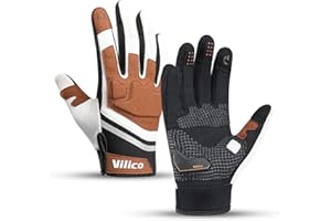 Vilico Guantes Moto Verano Hombre Protecciones En Nudillos Dedos, Antideslizante,Pantallas Táctiles, Guantes tácticos para Airsoft, Motocicleta,Caza, al Aire Libre