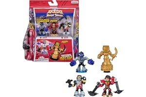 Legends of Akedo Beast Strike – Regolamento ufficiale Bite Strike Starter Pack – 3 mini guerrieri da combattimento con pezzo di allenamento e controller joystick esclusivo