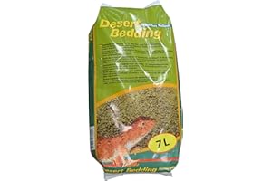 Lucky Reptile Desert Bedding Golden Yellow 7 L Fond de Sol pour Terrarium du désert