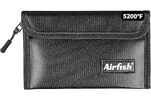 AIRFISH Bolsa de dinero ignífuga 5 x 8 pulgadas