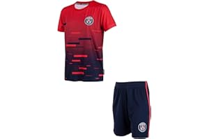 PARIS SAINT-GERMAIN Set Maglia Pantaloncini PSG - Collezione ufficiale, taglia bambino, ragazzo