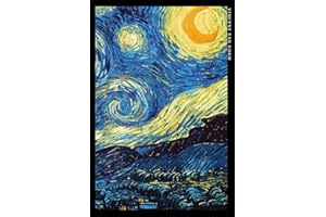 Vincent van Gogh: La noche estrellada. Cuaderno de notas. Design artístico y elegante.