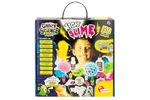 Colorbaby Lisciani Crazy Science Laboratoire des Sciences, 50 expériences scientifiques, Jeux avec Slime Lumineux, Brille dans Le Noir, Jouet éducatif, Science à la Maison, 7 Ans, 47634
