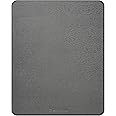 EXCOVIP Grey Hard Mouse Pad,Ultra Thin Wood-Textured PU Leather Mouse Mat,Waterproof Non-Slip Rubber Base Mousepad for Office/Home/Gaming (1pcs)