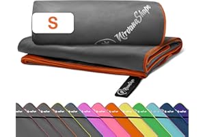 NirvanaShape Toalla de Microfibra 60 x 40 cm, Toalla de Viaje Ligera y compacta - Toalla de Microfibra para Viajes, Vacaciones, Fitness - sin Bolsillo en la Esquina ni Bolsa de Embalaje