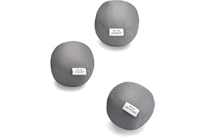 Full Circle Loads of Fun Anti-Static Dryer Balls Grey, Set of 3, Grigio, taglia unica, 3 unità