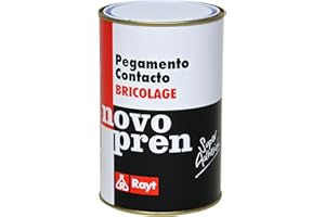 Rayt 125-07 Novopren Bricolaje: pegamento de contacto apto para trabajos en madera, estratificados plásticos o marroquinería, 500ml