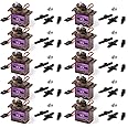 Miuzei Servo Motor Metal Gears Pack of 10 RC 9G Micro Servo 180 Degree Mini Motor for Arduino Model Making Robot Arm Aeroplane 1/10 1/8 Car Boat with Servo Cable Horn(10 Pieces)