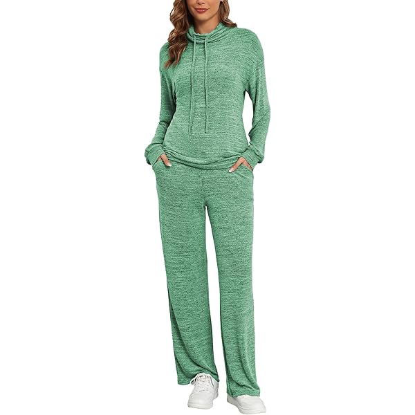 Famulily Tuta Donna In Viscosa A Blocchi Di Colore - Maniche Lunghe, Girocollo, Pantaloni A Gamba Larga, Nero, Taglia M - 2
