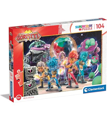 Clementoni Supercolor Gormiti 104 pezzi-Made in Italy bambini 6