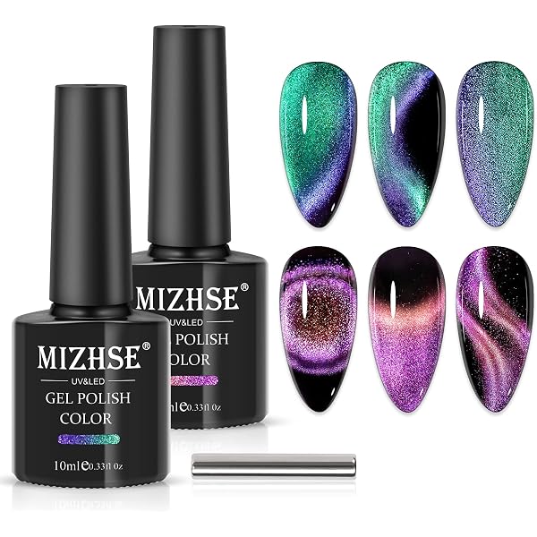 6 Stück Magnet-Stick Für Cat Eye Gel Polish – 3D DIY Nageldesign, Perfekt Für Katzenaugen-Effekt