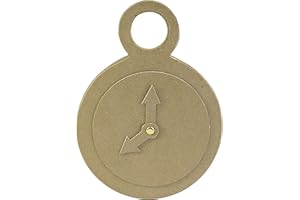 ‎DECOPATCH Decopatch Décopatch AC800C Wanduhr Alice in Wunderland (aus Pappmaché, zum Verzieren und Personalisieren, 3 x 15 x 20,5 cm, ideal für Ihre Hausdeko) 1 Stück kartonbraun