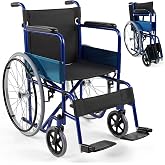 Mobiclinic&reg;, Folding wheelchair, Alcazar, Self-propelling, Parking brake, Spanish brand, Folding footrests, Padded armrests,