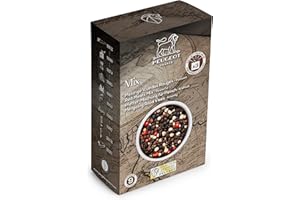 PEUGEOT - Sélection Epices Premium - Mix Viandes Rouges - Mélange De Poivres - Subtil Et Puissant - Intensité 9 - Innovation Sachets Fraîcheur Triple Protection - 3x20g