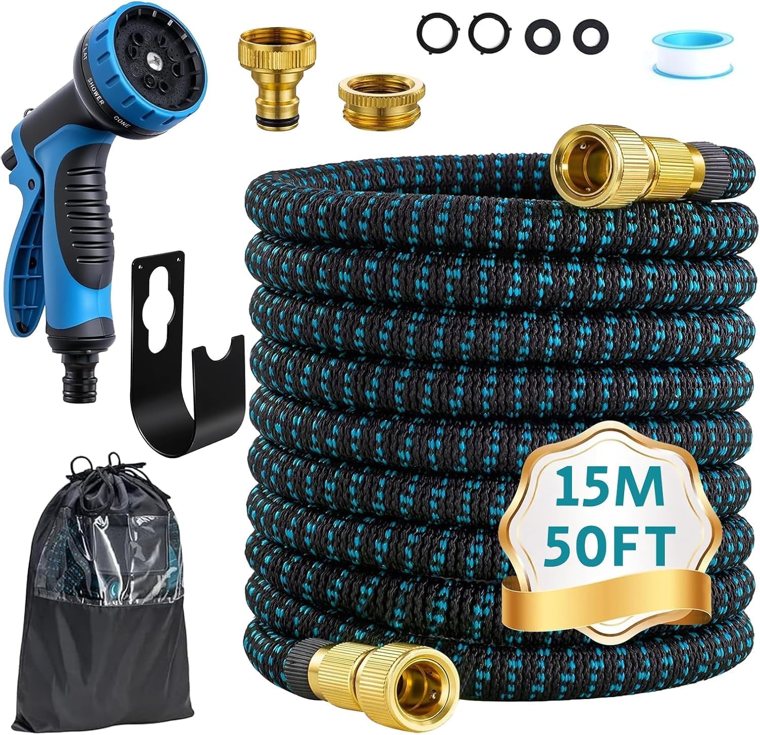 Prise en Main & Utilisation au Quotidien : POP JINYI Tuyau d Arrosage Extensible 15m 50f