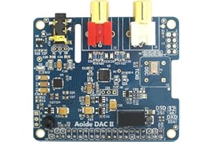 DollaTek DAC II Hifi Sound Card | ES9018K2M | 384 kHz/32-bit | High-Resolutio | DSD format supported | For Raspberry Pi 3 Model B/3B/2B