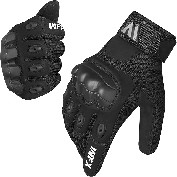 WFX Motorcycle Gloves Full Finger Touchscreen Breathable Protective Motorbike Gloves for Riding Road Racing Climbing Motocross Racing Cycling BMX ATV MTB for Men and Women - 1