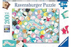 Ravensburger Squishmallow Gifts for Girls and Boys - 200 Piece Jigsaw Puzzle for Kids Age 8 Years +