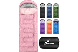 ‎SPORTNEER Outdoor Sleeping Bag - Sportneer Sleeping Bag Adults and Children - Sleeping Bags Camping Sleeping Bag Blanket Sleeping Bag Lightweight Portable for Camping Hiking Backpacking