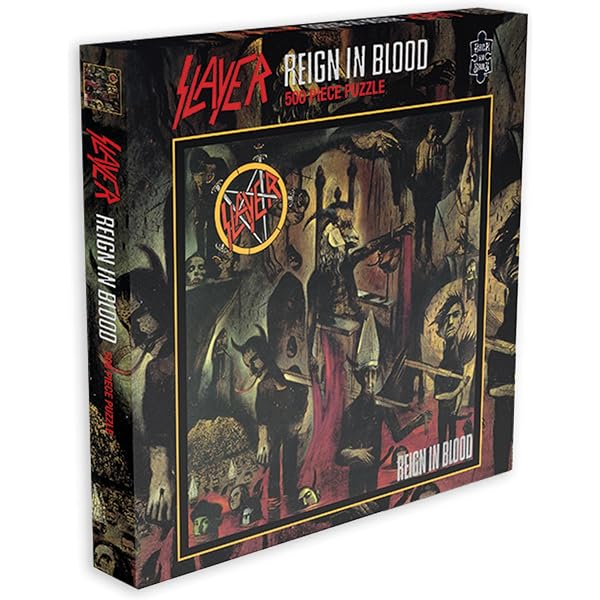 Puzzle Iron Maiden 'Il Libro Delle Anime' 500 Pezzi, 39x39 Cm, Per Fan Della Musica - Foto 1
