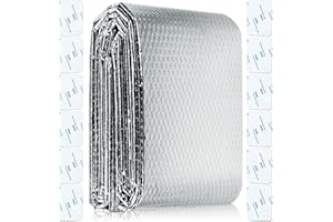 BONNA Película reflectante del disipador de calor 5m x 0,6 m x 3 mm, película reflectante del disipador de calor, película aislante de la película aislante, aislamiento detrás del disipador de calor