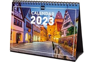 ‎FINOCAM Finocam - Kalendarz na 2023 rok Obrazy Biurkowy Międzynarodowy styczeń 2023 - grudzień 2023 (12 miesięcy) Charming