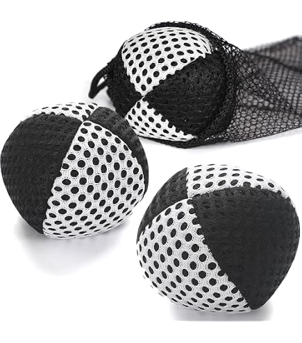 LWMTT 3 Palline Giocoleria 63mm Palline da Giocoliere Facili da Afferrare con Rivestimento Impermeabile per i Bambini, Principianti e Professionisti