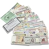 IMPACTO COLECCIONABLES Billets de Banque du Monde - 50 Billets de Banque de 34 Pays Différents