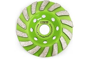 FACHLICH Mola a Tazza Diamantata 115MM Disco Abrasivo Diamantato Turbo Fila per Calcestruzzo Piastrella Pietra Muratura