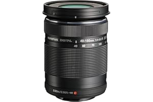 Olympus ED 40-150mm f:4.0-5.6 R Zoom-Objektiv (Schwarz) für Olympus und Panasonic Micro 4/3-Kameras