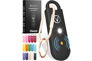 Vantamo Alarma Personal para Mujeres 130dB con Doble Altavoz, Luz Estroboscópica Potente e Indicador De Batería Baja, Llaveros Dispositivo de Autodefensa Personal Compacto
