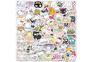 HTTDSLF 100 Pcs Stickers Sticker, Cute Stickers, Anime Stickers, Kawaii Stickers, Scrapbook Stickers, Stickers for Laptop, Cars, Phone, Water Bottle, Skateboard, Suitcase, Guitar, Pad