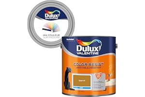Ma Couleur Sur-Mesure par Dulux Valentine – Peinture Intérieure Murs, Plafonds, Boiseries - Palette Intemporelle, Pièce à Vivre Mat, Soleil Vif, 2,5 L