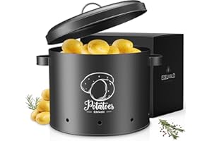 Edelwald - Kartoffeltopf mit Deckel - Hält Deine Kartoffeln länger frisch und überzeugt durch hochwertige Qualität - Kartoffe