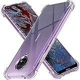 iVoler Cover per Nokia G20 e Nokia G10, Custodia Trasparente per Assorbimento degli Urti con Paraurti in TPU Morbido, Sottile