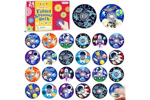 SCIONE 24-pack mini fidget spinner rymden barns födelsedag present