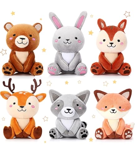 Aoriher 6 stuks mini-beren pluche dieren, kleine beren, knuffeldieren, 10 cm, knuffeldieren, speelgoed, kleine zachte berenpoppen voor babyshower, verjaardag, afstuderen, sleutelhanger (bruin Aoriher 6 stuks mini-beren pluche dieren, kleine beren, knuffeldieren, 10 cm, knuffeldieren, speelgoed, kleine zachte berenpoppen voor babyshower, verjaardag, afstuderen, sleutelhanger (bruin