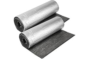 Pamatio Dämmmatte Auto Schallschutzmatte Isolierung Dämmung,2PCS Selbstklebende Anti Dröhn Matte, Fahrzeugdämmung - KFZ Motorhaube Schalldämmung und Schallschutz, Wasserdicht