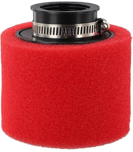2x 35/38/40/42/45/48mm em linha reta pescoço esponja universal motocicleta filtros de ar mais
