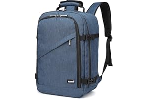 Kono Torba kabinowa, 40 x 20 x 25 cm, do samolotów linii Ryanair, plecak podręczny, 20 l, granatowy