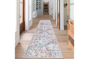 SHACOS Runner Rug for Hallways 60x240cm Modern Hall Rugs Non Slip Washable Carpet Runners for Kitchen Soft Low Pile Runner Rugs for Hallway Entryway Besides Laundry Room