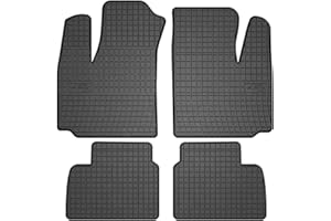 M MOTOS Tapis de sol caoutchouc pour Fiat Doblo I 2000-2010 Améliorez Votre Confort de Voyage avec Le tapis noir antidérapant Auto ET- tapis voiture Tous Temps pour Voiture, Protection Contre les sali