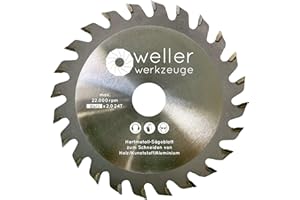 WELLERWERKZEUGE | Profi HM brzeszczot do piły tarczowej 85 x 15 mm 24 zęby pasuje do piły tarczowej Makita lub Bosch