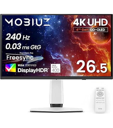 BenQ ZOWIE XL2746K Gaming Monitor (27 inch, 240 Hz, 0.5ms, DyAc+