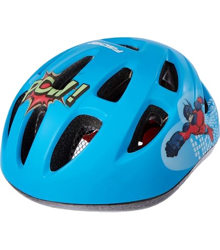 Kinder-Fahrradhelm | Schwarz-blau | 52-56 Cm | 7224