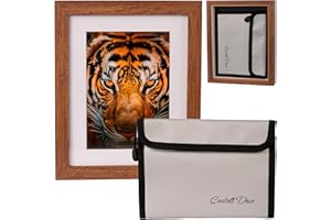 CASTELL DECO Cassaforte segreta a forma di cornice per foto 13 x 18 cm. Nascondiglio salvadanaio sicuro, cassaforte invisibile. cassaforte per documenti. Cassetta di sicurezza.